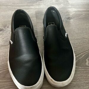 Vans Men or Women’s Black Slip-On Shoes